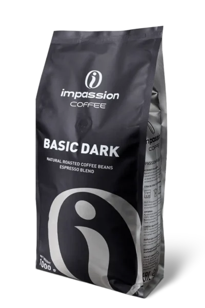 Кофе impassion Basic Dark арабика 60% робуста 40% CoffeeShopper