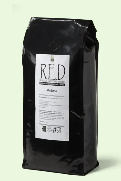 Кофе R.E.D. 10 в зёрнах. Смесь зёрен из Латинской Америки и Юго-Восточной Азии - Вьетнам, Бразилия coffeeshopper.ru