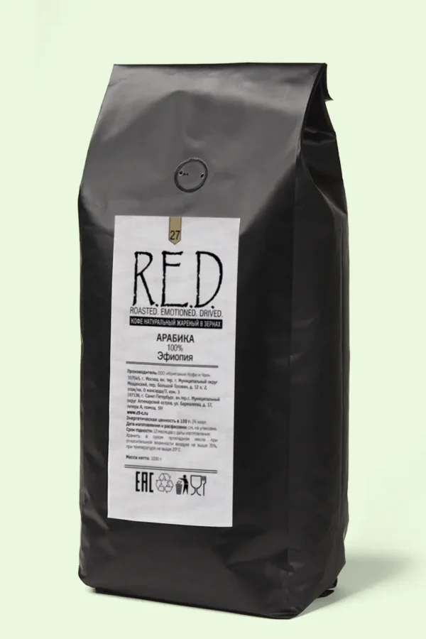 Кофе R.E.D. 27 100% арабика, Эфиопия Amhara Ayeh CoffeeShopper.ru